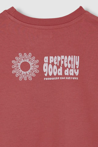 T-shirt - Koraalrood