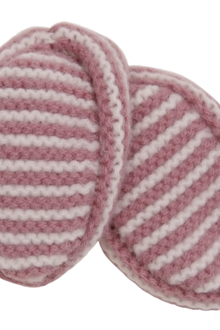 Merinoswollen Pantoffels - Paars