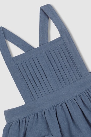Onderbroek en Tuinjurk - Blauw - Beige en blauw