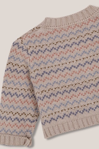Vest - Beige - Beige en bruin