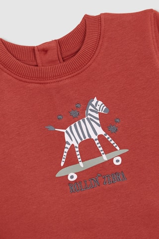 Sweater - Koraalrood