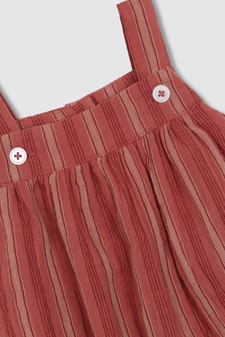 Mouwloze Jumpsuit - Rood