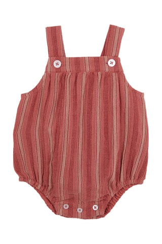 Mouwloze Jumpsuit - Rood