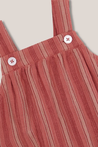 Mouwloze Jumpsuit - Rood