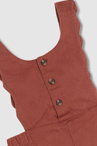 Mouwloze tuinbroek - Rood