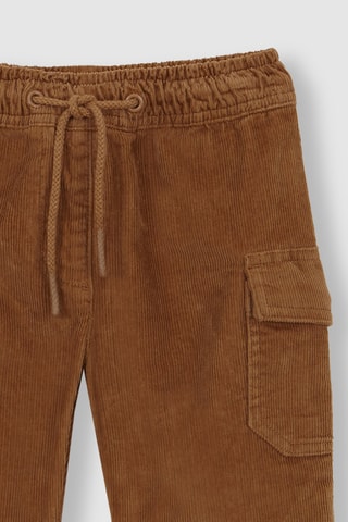 Velours Cargobroek - Camel