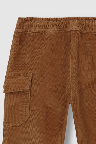 Velours Cargobroek - Camel