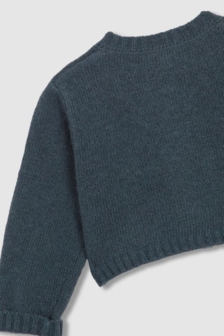 Wollen Vest - Petrolblauw - Blauw