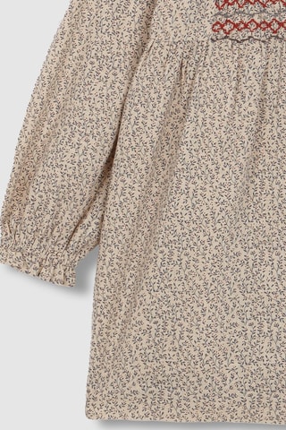 Robe - Beige et gris