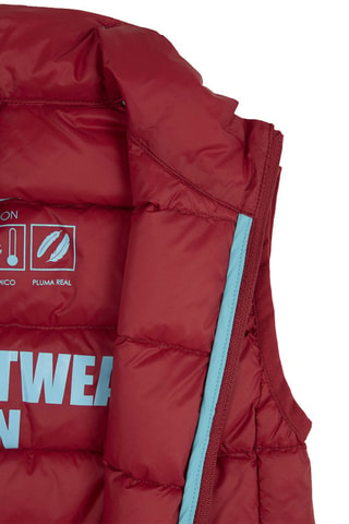 Bodywarmer Bordeauxrood - Rood en blauw