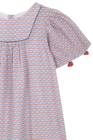 Robe - Blanc et rouge