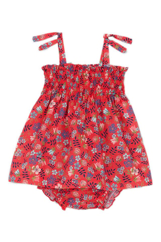 Jurk en Bloomer - Rood