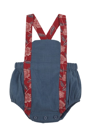 Bloomer met bandjes - Blauw