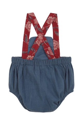 Bloomer met bandjes - Blauw