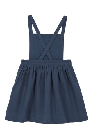 Robe salopette sans manches - Bleu
