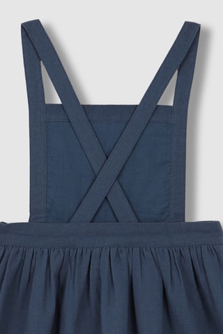 Robe salopette sans manches - Bleu