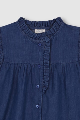 Top - Blauw