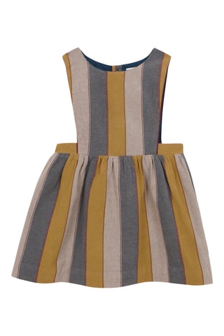 Robe salopette sans manches - Bleu