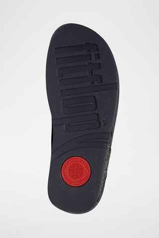 Tongs compensées Microwobbleboard - Bleu nuit