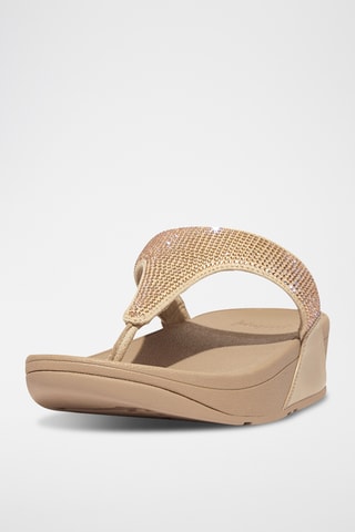 Tongs compensées Microwobbleboard - Beige