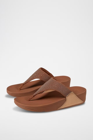 Tongs compensées Lulu Opul - Marron