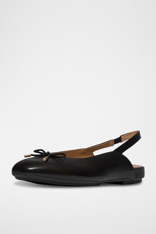 Leren Ballerina’s Dynamicush - Zwart