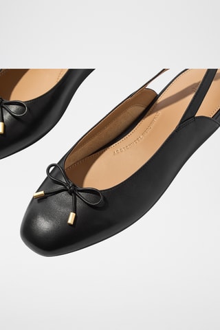 Leren Ballerina’s Dynamicush - Zwart