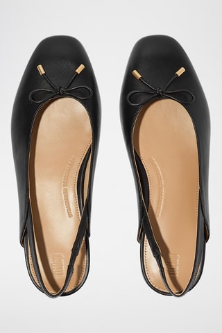 Leren Ballerina’s Dynamicush - Zwart