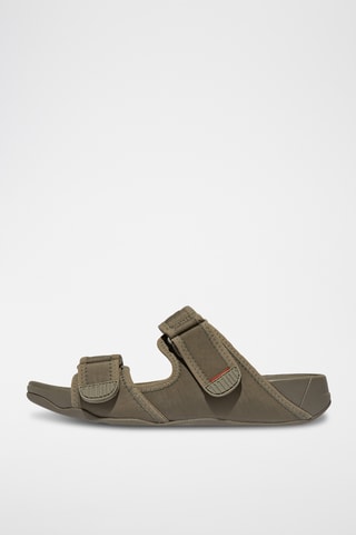 Mules plateformes Microwobbleboard - Kaki