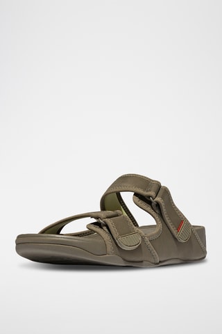 Mules plateformes Microwobbleboard - Kaki