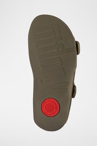 Mules plateformes Microwobbleboard - Kaki