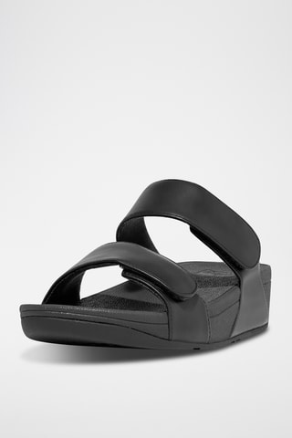 Leren Muiltjes Lulu Leather Slides - Zwart