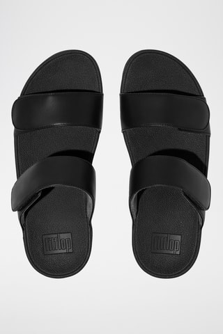 Leren Muiltjes Lulu Leather Slides - Zwart