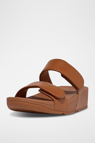 Leren Muiltjes Lulu Leather Slides - Bruin