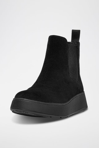 Nubuck Chelsea Boots F-Mode - Zwart