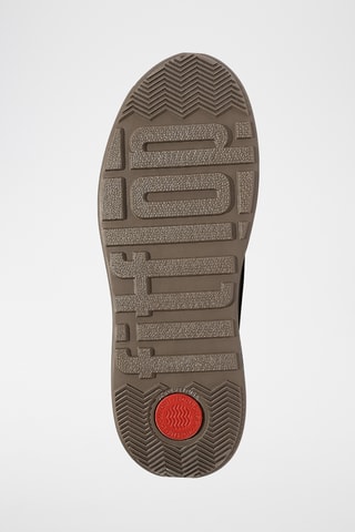 Platform Leren Enkellaarzen F-Mode Suede Flatform - Bruin
