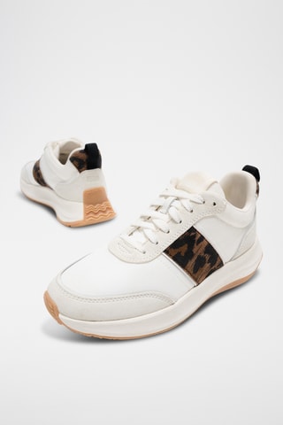 Baskets en cuir Microwobbleboard - Blanc