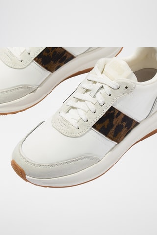 Baskets en cuir Microwobbleboard - Blanc