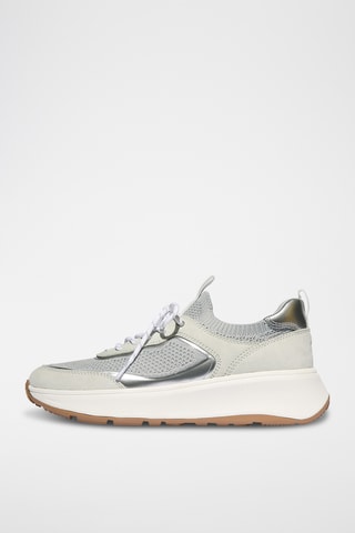 Nubuck Sneakers Microwobbleboard - Lichtgrijs