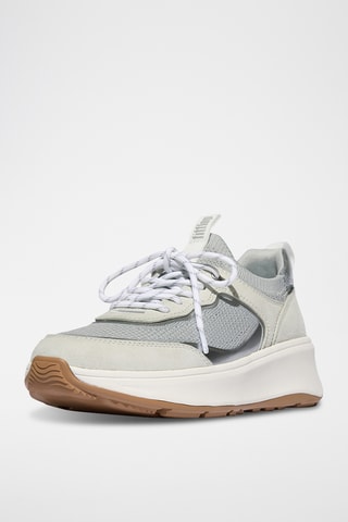 Nubuck Sneakers Microwobbleboard - Lichtgrijs