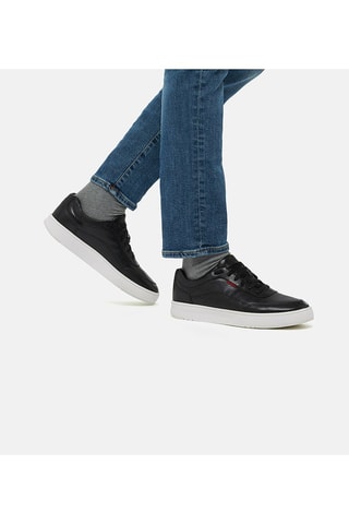 Baskets en cuir - Noir