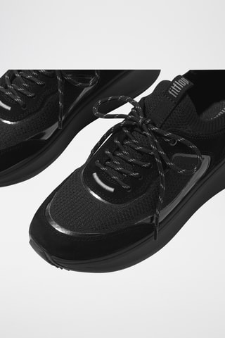 Nubuck Sneakers Microwobbleboard - Zwart