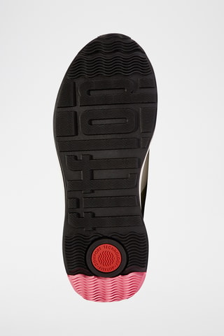 Baskets plateformes en nubuck Microwobbleboard - Vert olive