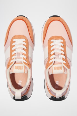 Baskets plateformes en nubuck Microwobbleboard - Orange