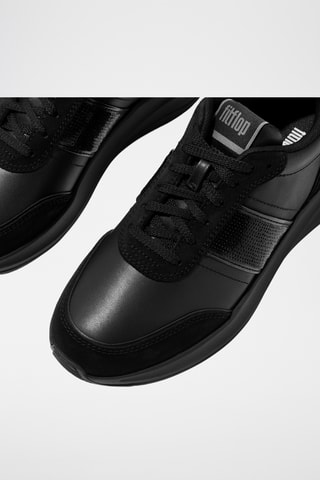 Leren Sneakers Microwobbleboard - Zwart