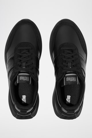 Leren Sneakers Microwobbleboard - Zwart