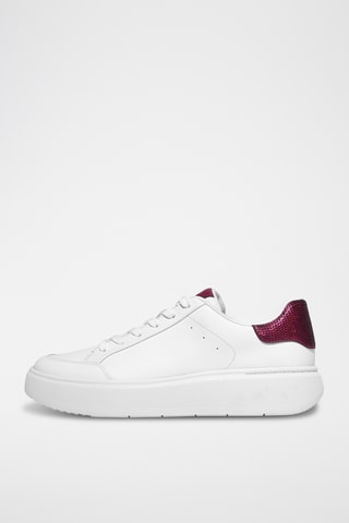 Baskets plateformes en cuir Anatomicush - Blanc