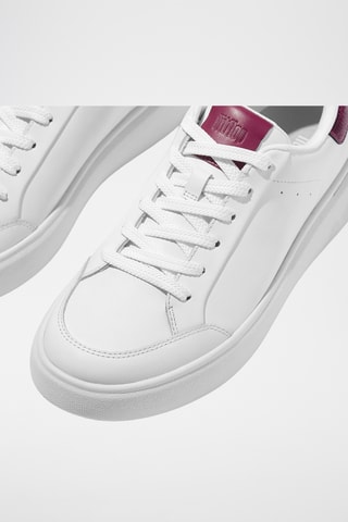 Baskets plateformes en cuir Anatomicush - Blanc
