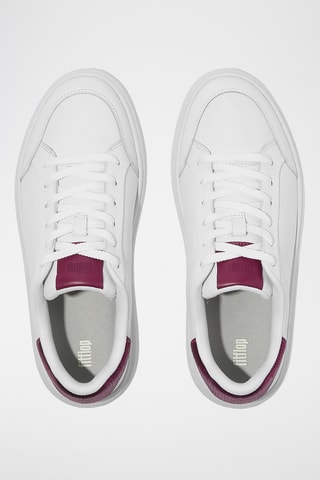Baskets plateformes en cuir Anatomicush - Blanc
