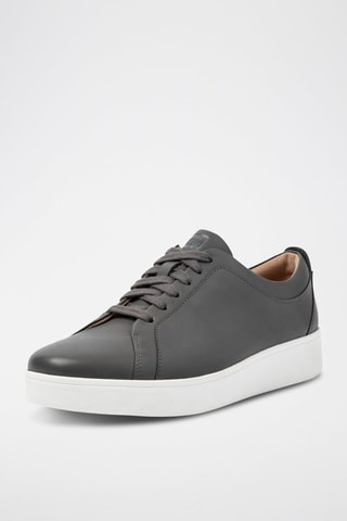 Leren Sneakers - Donkergrijs